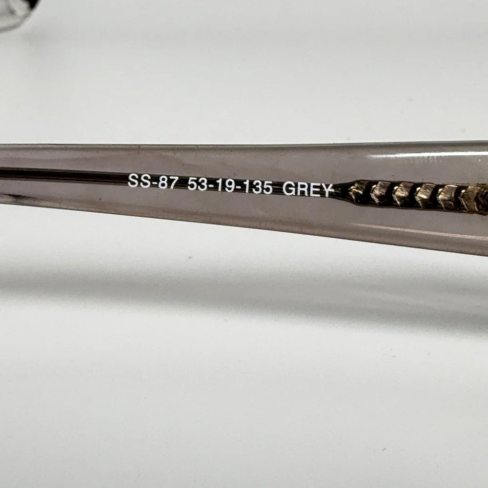 Success SS-87 Grey Eyeglasses Frames 53-19-135 Rectangular Transparent 22034‎